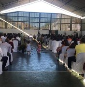 80 Casais participam de casamento coletivo em Maragogi
