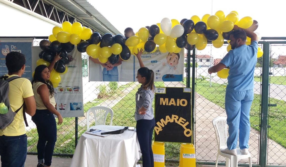 UPA Trapiche e Benedito Bentes realizam o “Maio Amarelo 2019”