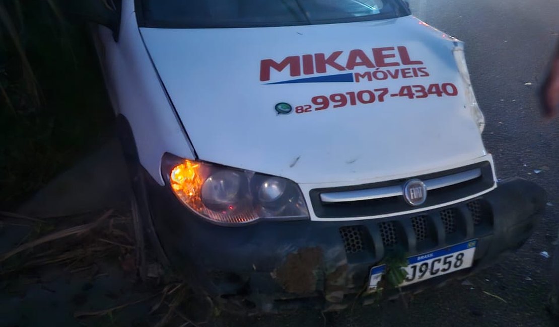 Motoqueiro sofre grave acidente em Porto Calvo