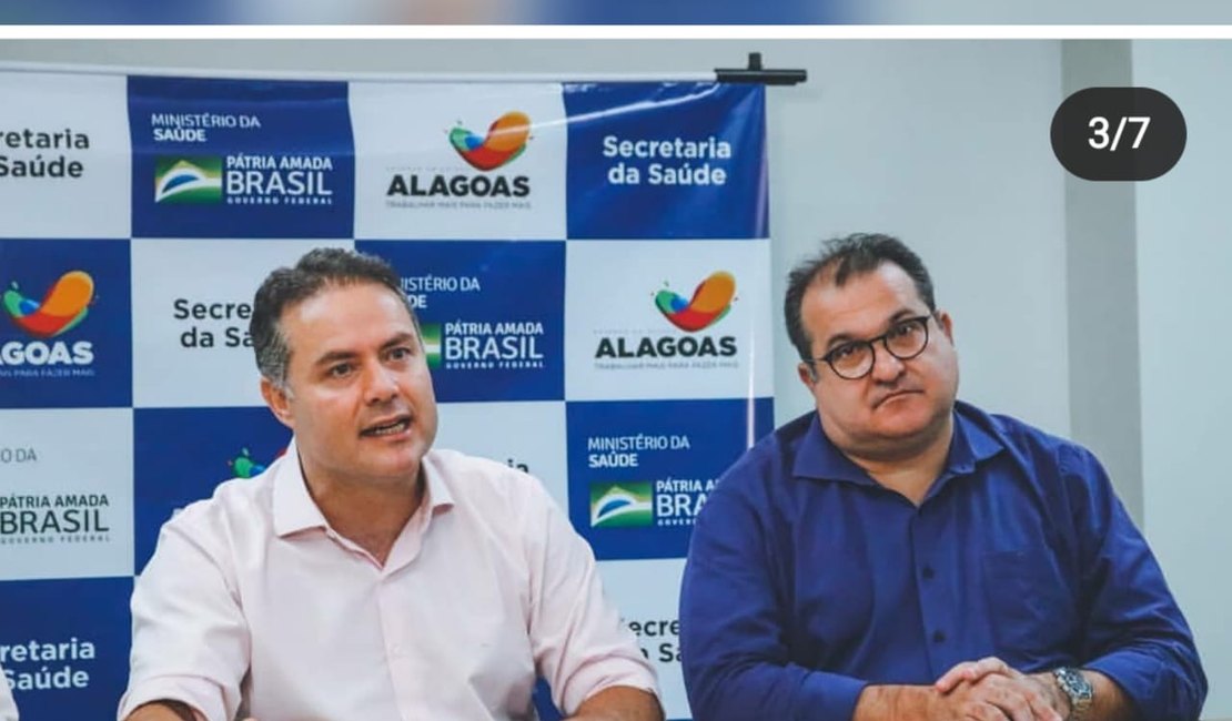 George Santoro testa positivo para Covid-19 e Renan Filho fará teste