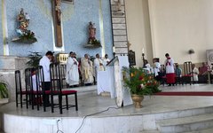 Realização da missa na Concatedral