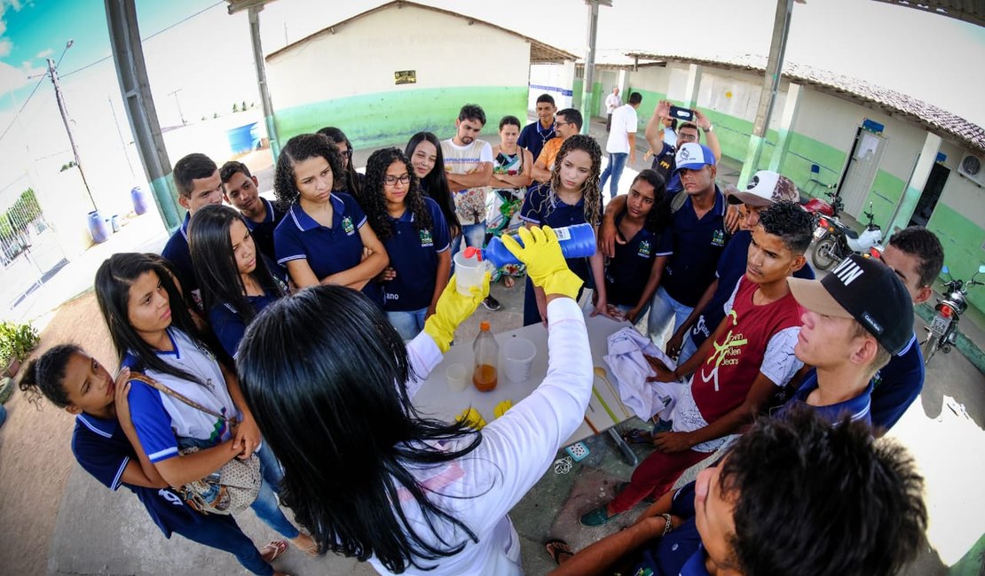 FPI orienta pequenos produtores e estudantes sobre manejo e uso de agrotóxicos