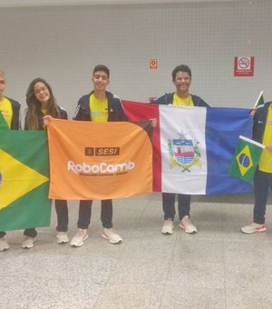 Estudantes alagoanos representam o Brasil em torneio de robótica nos Estados Unidos