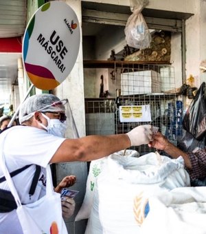 Centro de Maceió contará com barreiras sanitárias e distribuição de máscaras 