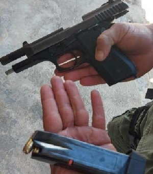 Polícia pernambucana recupera arma de militar alagoano assassinado