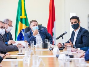 Renan Filho e prefeito eleito de Maceió, JHC, têm primeira reunião pós-eleição