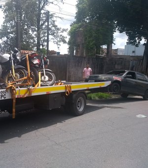 Operação do BPTran autua 15 motoristas e recolhe cinco veículos em Maceió