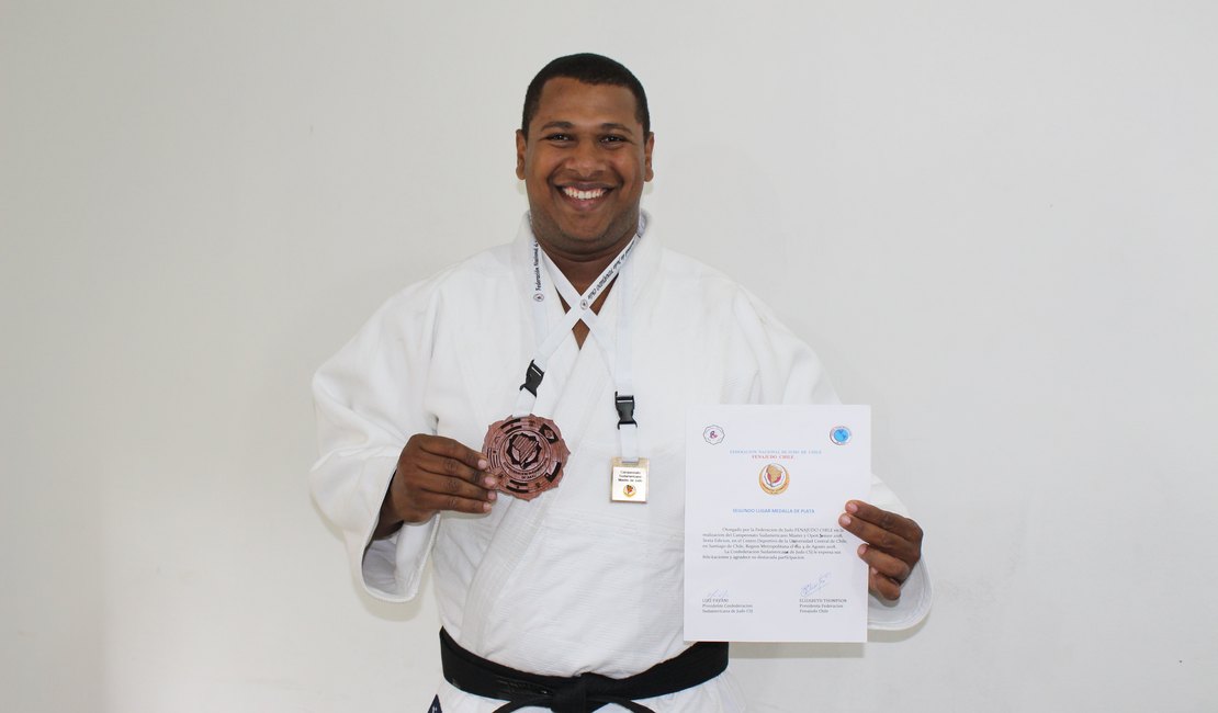Judoca alagoano comemora resultado do Sul-Americano em Porto Calvo
