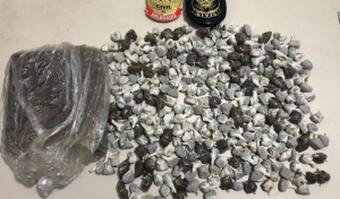 Polícia Civil prende homem com 1kg de maconha em Marechal Deodoro