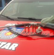 Homem é preso com espingarda, munições, espoleta em São Brás