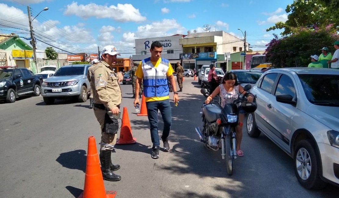 Em Março, 341 acidentes de trânsito foram registrados em Arapiraca 
