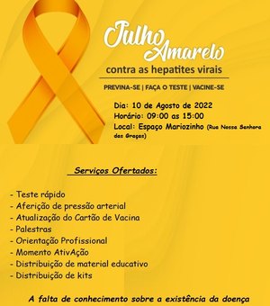 Jacuípe promove ação contra hepatites virais nesta quarta-feira (10)