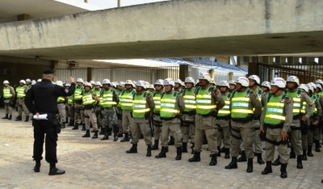 PM apresenta esquema de segurança para final entre CSA e CRB no domingo