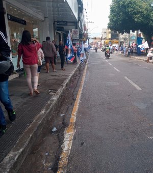 [Vídeo] Início de propaganda eleitoral deixa ruas de Arapiraca movimentadas