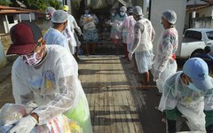 Exérciro transporta 61 toneladas de alimentos para comunidades indígenas de Alagoas