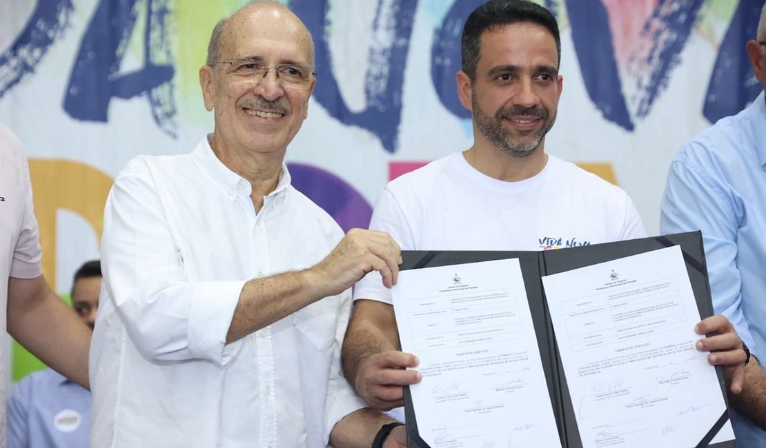 Paulo Dantas e Ronaldo Lopes inauguram obras e fazem novos investimentos em Penedo