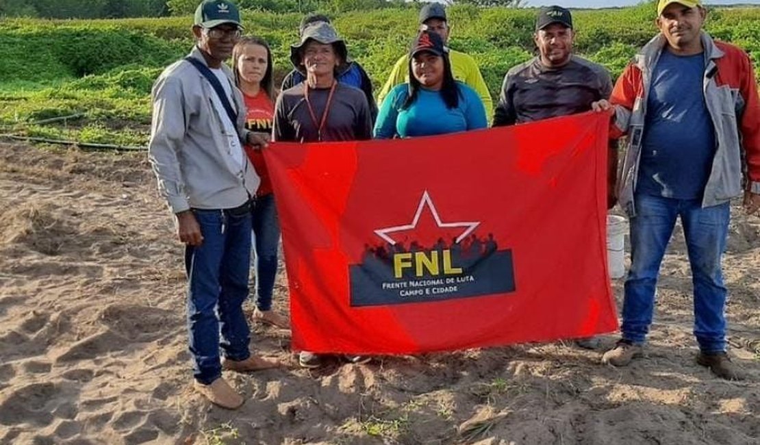 Famílias da FNL ocupam fazenda no município de Cururipe
