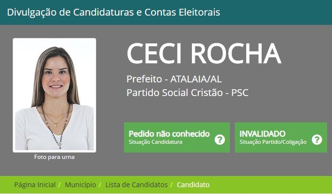Faltando 16 dias para Eleição, registro de candidatura de Ceci Rocha ainda é dúvida