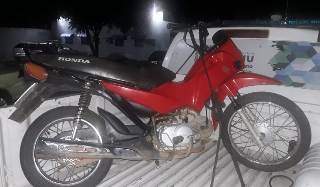PM recupera motocicleta que havia sido roubada um dia antes