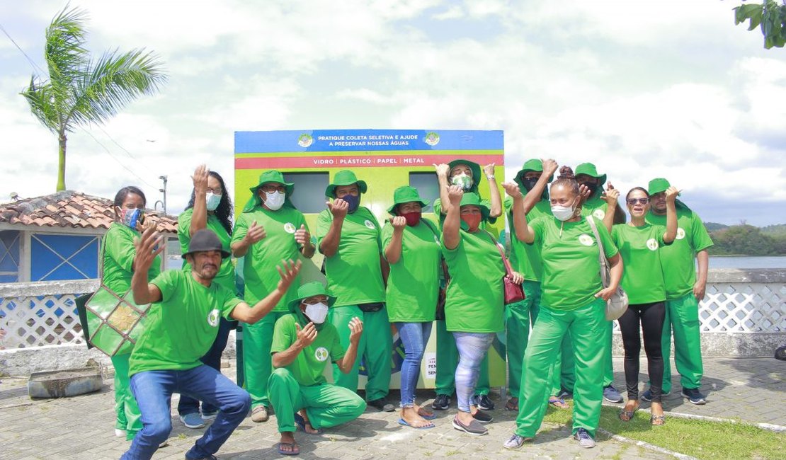 Prefeitura de Penedo instala pontos de coleta de matérias recicláveis
