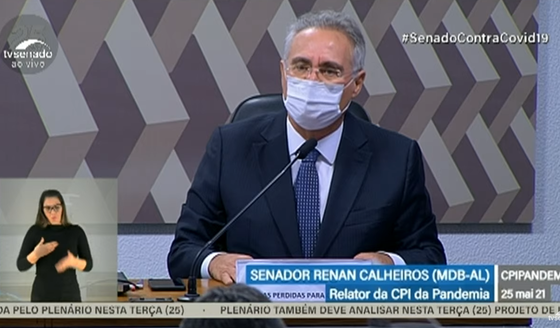 Após discussão em CPI, Renan Calheiros usa as redes sociais para atacar Governo Federal