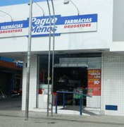 Homens assaltam farmácia da rede Pague Menos em Arapiraca