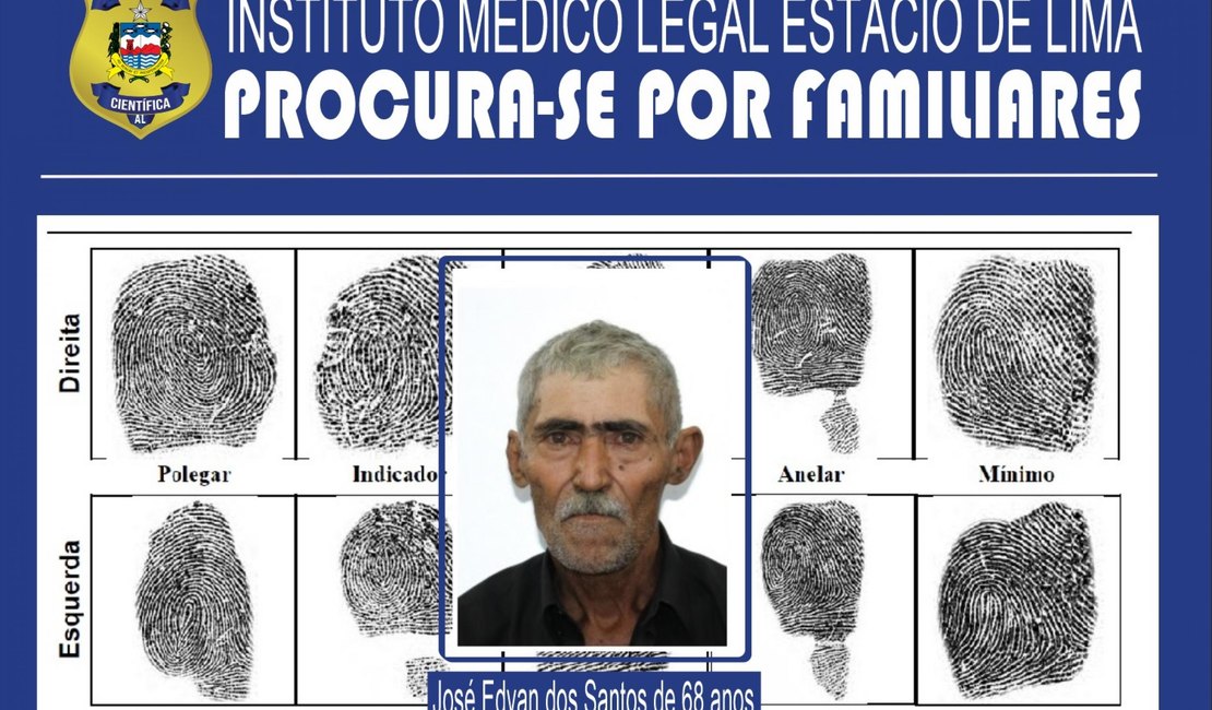 IML de Maceió procura por familiares de agricultor vítima de morte clínica