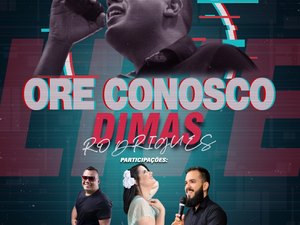 [Vídeo] Dimas Rodrigues promove live “Ore Conosco” para ajudar Casa Gênesis