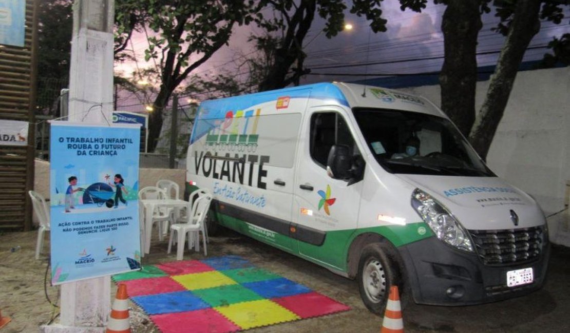 Peti Volante e Abordagem Social realizam ação de combate ao trabalho infantil em Maceió