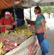 Maceió recebe produtos de feira agrária na Praça da Faculdade