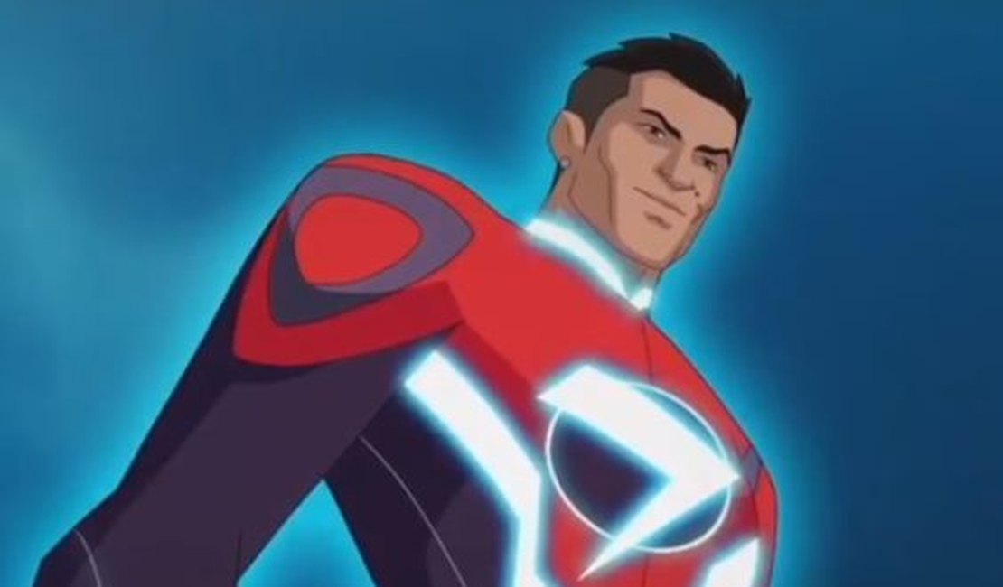 Cristiano Ronaldo vira desenho animado para 'salvar o mundo'