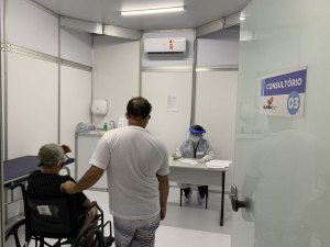 Covid-19: Centrais Triagem aplicam 1.487 testes na terceira semana de agosto