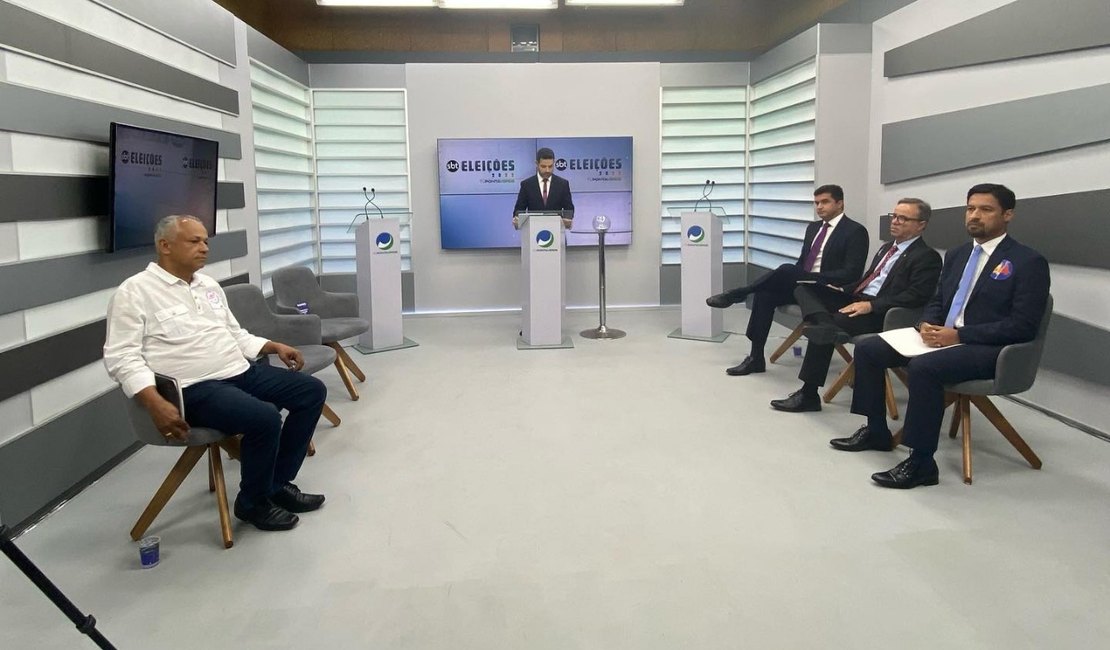 Rodrigo Cunha mostra em debate da TV Ponta Verde que é o mais preparado para governar Alagoas