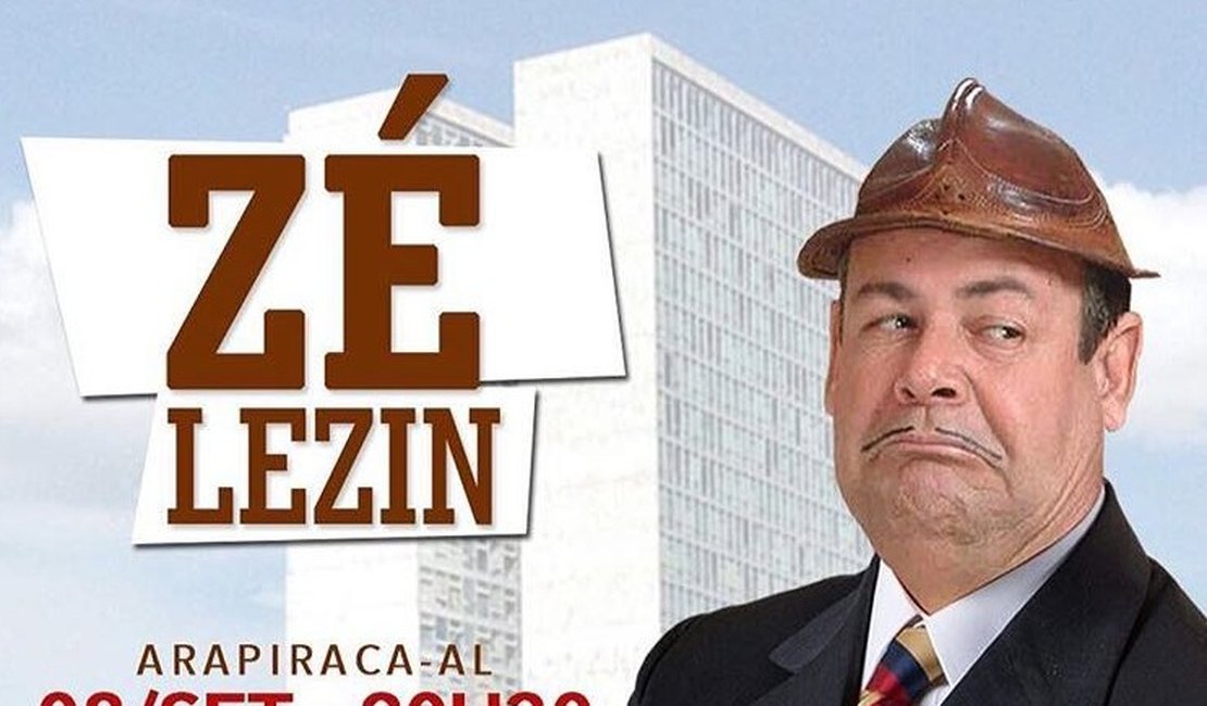 Zé Lezin estréia seu novo espetáculo em Arapiraca