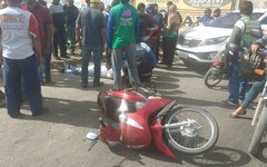 Motociclista foi atingido quando seguia para o trabalho 