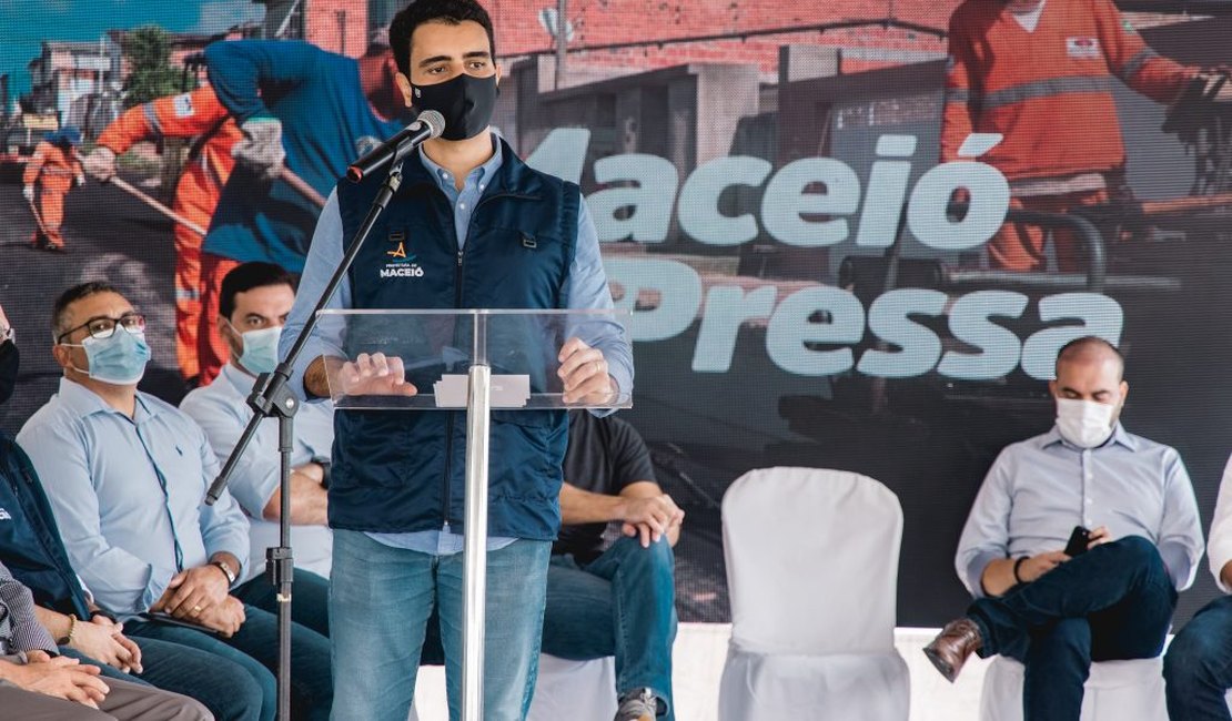 Prefeito JHC lança Maceió tem Pressa, maior programa de pavimentação da capital
