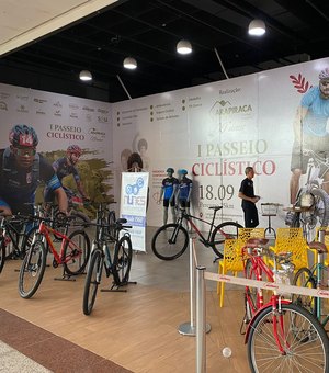 Arapiraca Garden Shopping realiza I Passeio Ciclístico em celebração aos nove anos do empreendimento