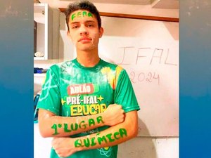 Aulões da Prefeitura de Maceió ajudam estudante a conquistar primeiro lugar no Ifal