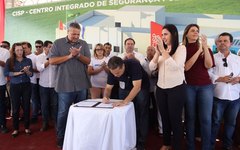 “O Governo de Alagoas está erguendo um grande cinturão de Cisps na Região Agreste”, disse Renan Filho