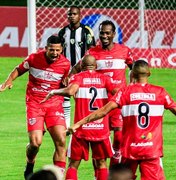 CRB vence o ABC e volta a liderar o seu grupo na Copa do Nordeste