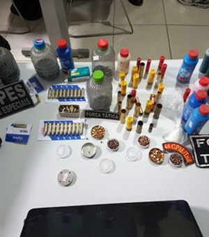 Homem é preso suspeito de comercializar munições em banca de feira