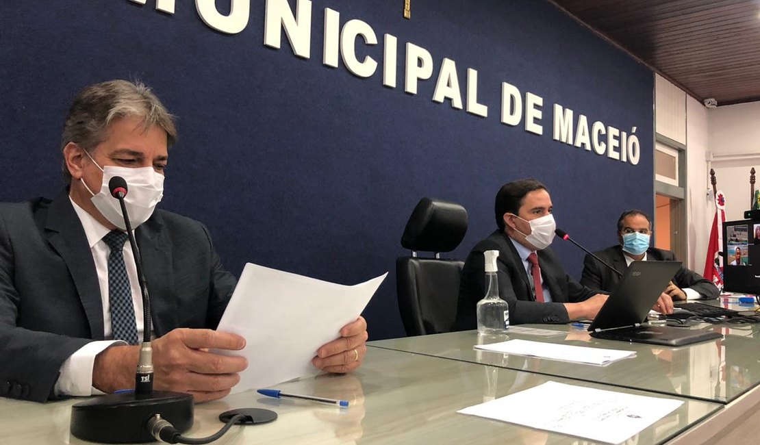 Sessões ordinárias da Câmara de Maceió passam a ser realizadas pela manhã