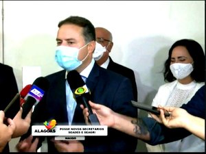 Posse de novos secretários servem para aumentar “densidade política” de AL em Brasília, segundo Renan