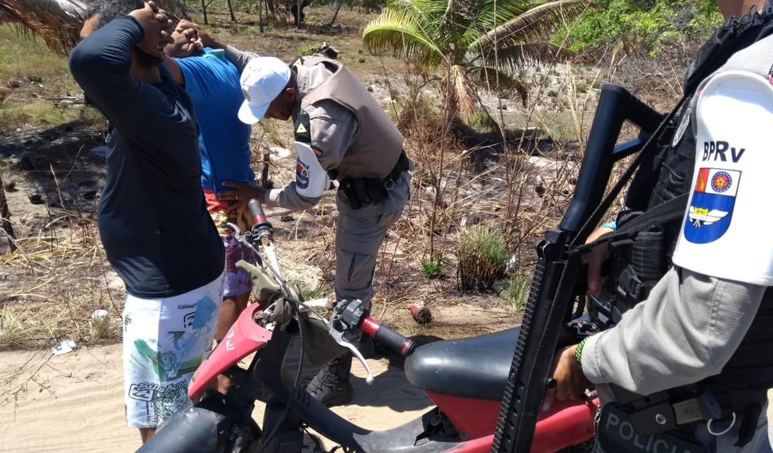 Operação apreende veículos no litoral sul de Alagoas