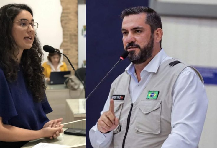 Antagônicos, Leonardo Dias e Teca Nelma são os únicos a votarem contra o aumento no números vereadores e reajuste do salário