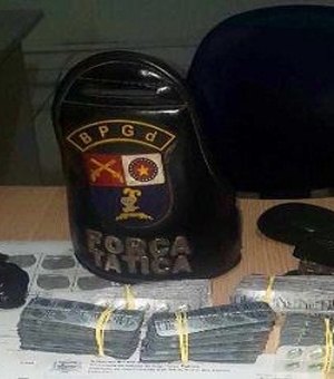 Jovem é preso com 500 comprimidos 'boa noite cinderela', maconha e dinheiro 