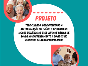 Projeto de extensão da Ufal leva informações sobre covid-19 para idosos