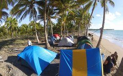 Acampamento na Praia do Patacho