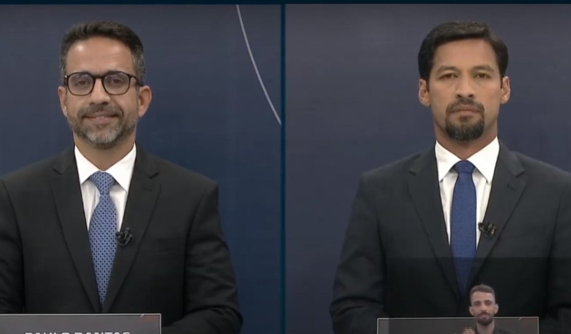 Paulo Dantas e Rodrigo Cunha se enfrentam em debate neste sábado (22)