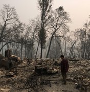 Cai para 249 número de desaparecidos após incêndio na Califórnia